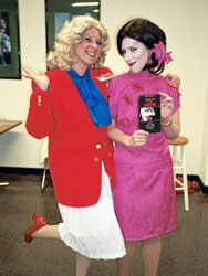 Kimmy as Janet Majors with her mother Mary as Macy Struthers