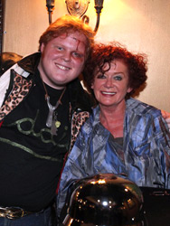 Shawn with Patricia Quinn