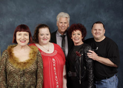 Family photo - April 2013 at the Chiller Expo<br/>in New Jersey, with Nell, Barry and Pat